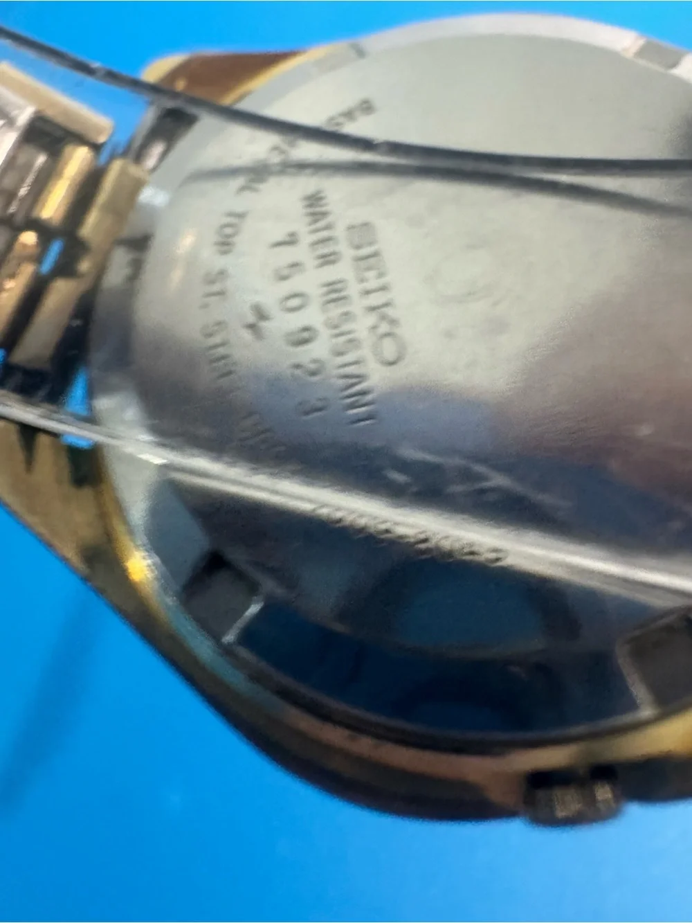 Seiko wristwatch gold